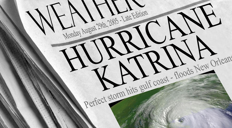 Hurricane Katrina Newspaper