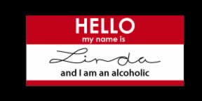 linda alcoholic sticker 3
